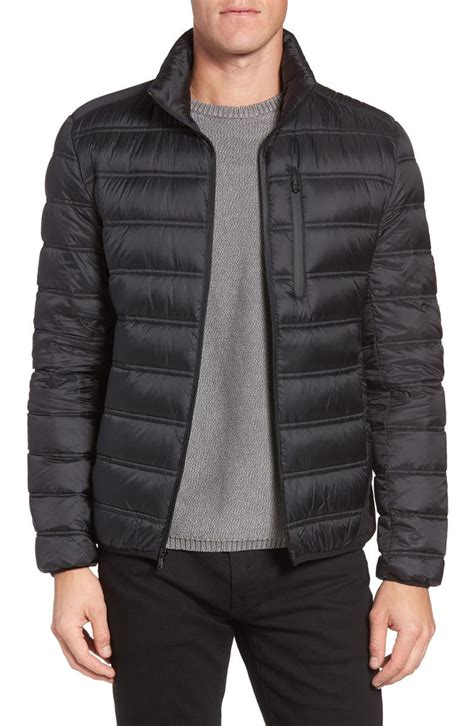 buy michael kors men nylon down fill jacket|michael kors men's bomber jacket.